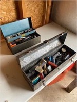 2 Vintage Craftsman Tool Boxes & Contents