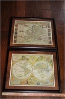 Pair of World Maps