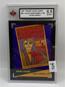 1991 PROSET MUSIC COLLECTOR CARD GRADED - 6.5
