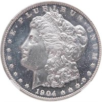 $1 1904-O NGC MS66 DMPL