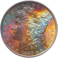 $1 1888 PCGS MS65