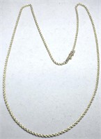 14KT YELLOW GOLD 4.60 GRS 20 INCH ROPE CHAIN