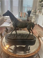 Large Bronze Horse, signed by Milo.