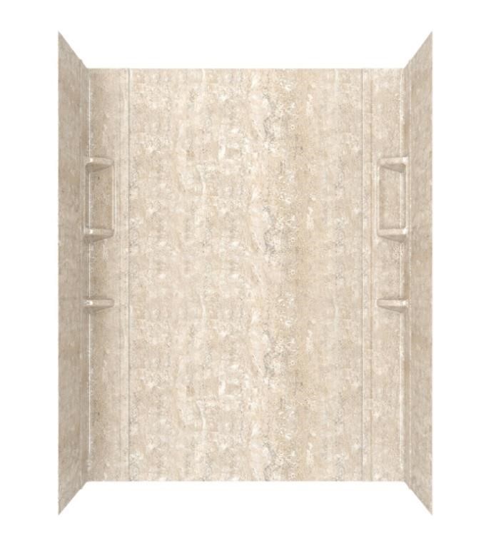 Ovation 60 x 30-Inch Shower Wall Set, SAND