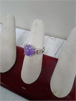 Sts 925 ring purple