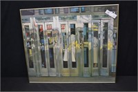 RH Mac Framed Phone Booths Poster 28" x 32"