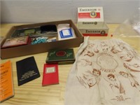 Vintage advertising collectibles lot.