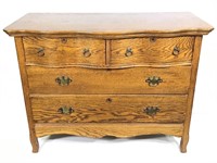 Early Oak Four Drawer Chest