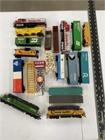 Lot of Plastic Model Toy Trains and More