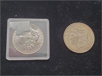 1888 1889 90% Silver Morgan Dollars.