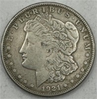 (JJ) 1921 s Silver Morgan Coin