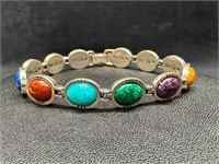 Sterling Composite Stone Bracelet