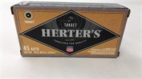 Herter’s 45 Auto 230gr FMJ 50 Rounds