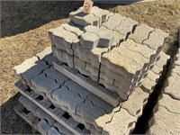 3 skids of interlock brick