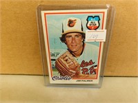 1977 Topps Jim Palmer #160 Card