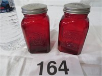 RUBY RED S & P SHAKERS