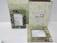 2 garden life picture frames - new