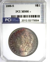 1880-S Morgan MS66+ LISTS $550