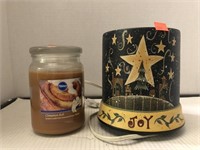 Candle Warmer & Cinnamon Roll Candle
