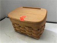 Longaberger Hardtop Handwoven Basket
