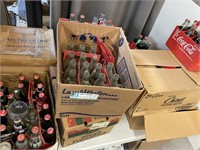 8 Crates of Coke Bottles Misc. Mixed Lot