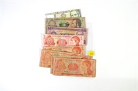 Lot of world currency, 10 pcs.