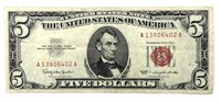 Series 1963 Five Dollar Bill Red Seal