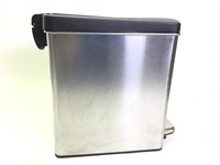 13" H Simple Human Step to Open Trash Bin