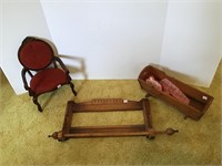 Doll Furniture and Victorian wall rack