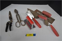 Trowels, Tin Snips & Grass Clippers