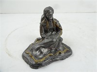 Handcrafted Pewter Sacagawea Statuette