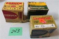 Ammunition 16 Gauge  2 3/4 inch   3 boxes