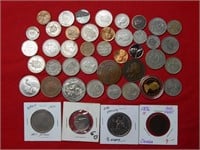 Grab Bag of US & Foreign Coins