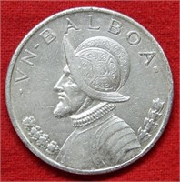 1934 Panama Silver Balboa