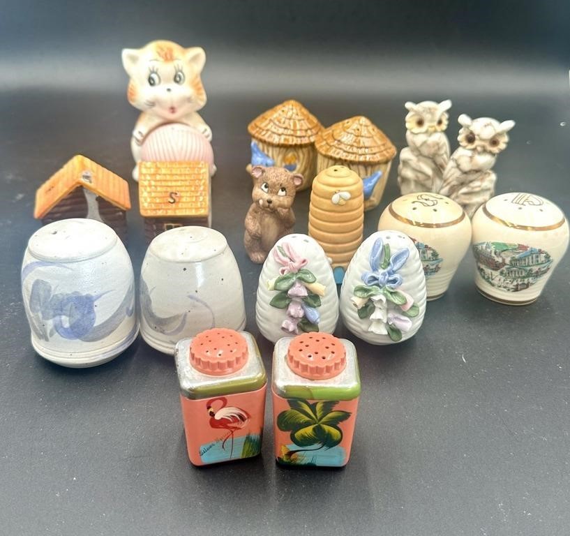 Collectible Salt + Pepper Shakers