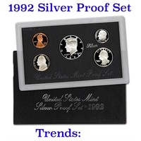 1995 United States Mint Silver Proof Set 5 Coins i