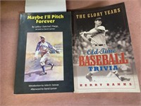 2 book lot: Old Time Baseball, the Glory years tri