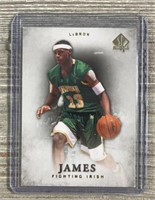 LeBron James SP Authentic Basketball Card