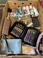Large group of makeup, perfume and etc.