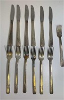 13 Piece Silverware Set Prestige Grenoble Vintage