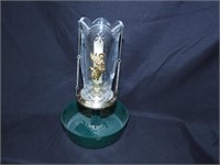 Bohemian Crystal Candle Holder with Golden Angel