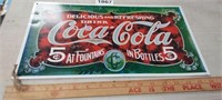 COCA COLA METAL SIGN