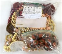 3lb Bag Assorted Costume Jewelry Mostly Vintage