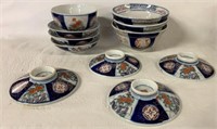 Japanese porcelain soup/rice bowls