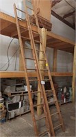 tall wood ladders