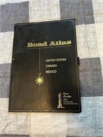 road atlas - cozad advertising leather cover