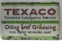 SSP Texaco Oil And Grease Sign