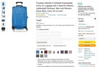 B1654  Travelpro Maxlite 5 Azure Blue Carry-On 21