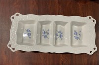 Mikasa Floral Vine 4 section serving tray