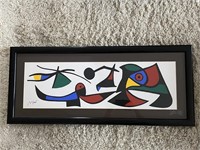 Joan Miro Lithograph in Colors Print